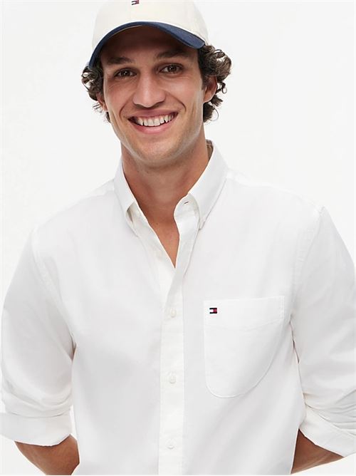 light oxford solid sf shirt TOMMY HILFIGER | MW0MW42287YBR